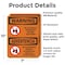 Signmission No Alcoholic Beverages Bilingual, 7 in W x Rectangle, Vinyl Decal OS-2PACK-WS-D-710-L-12696 - alternate 6